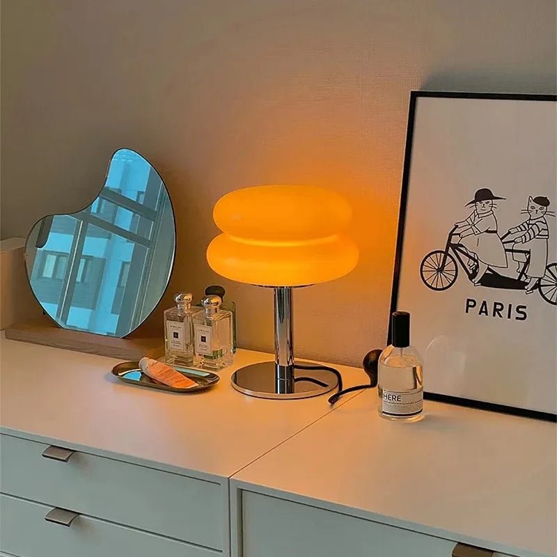 Tischlampe Glas Metall G9 Leuchte Moderne Innenbeleuchtung | Euroselle