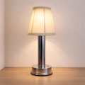 Table Lamp Metal Integrated LED Rechargeable Wireless Desk or Bedside Lamp | Euroselle