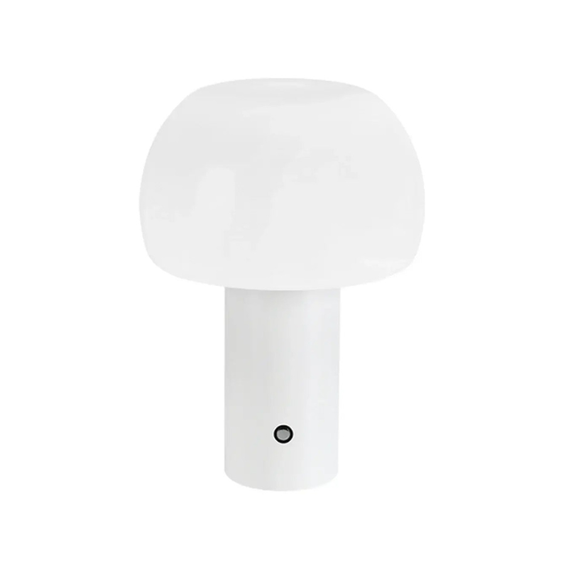 Pilz LED Tischlampe Kabellos Wiederaufladbar Touch-Schalter Eisen Acryl | Euroselle