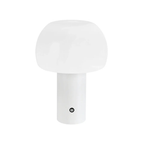Pilz LED Tischlampe Kabellos Wiederaufladbar Touch-Schalter Eisen Acryl | Euroselle