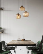 Jasper - Textured Glass Pendant Lights