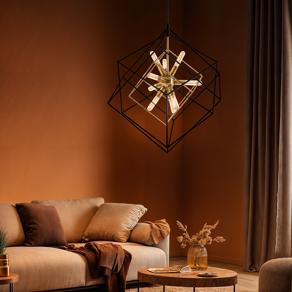 Die Cube Vintage Lampe