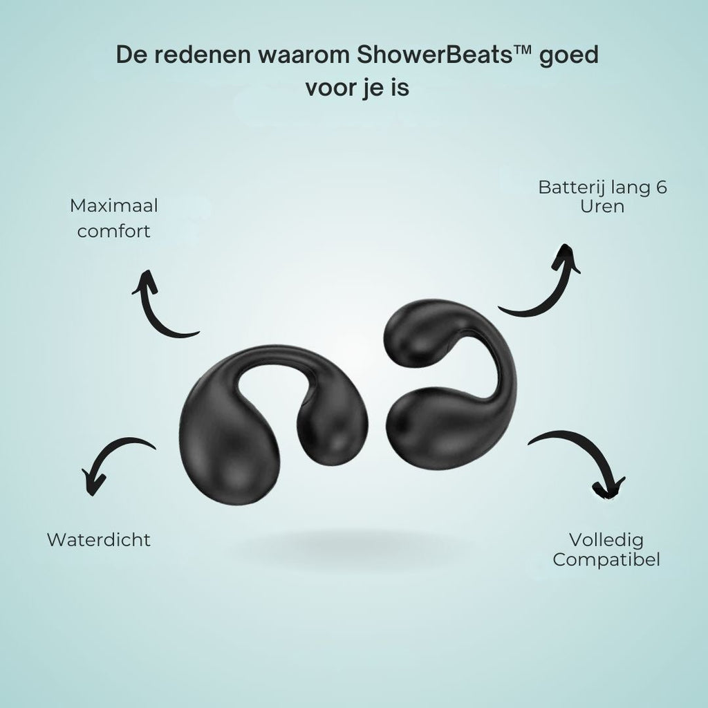 Wasserdichte kabellose Bluetooth-Ohrhörer — In-Ear, 6 Stunden Akkulaufzeit