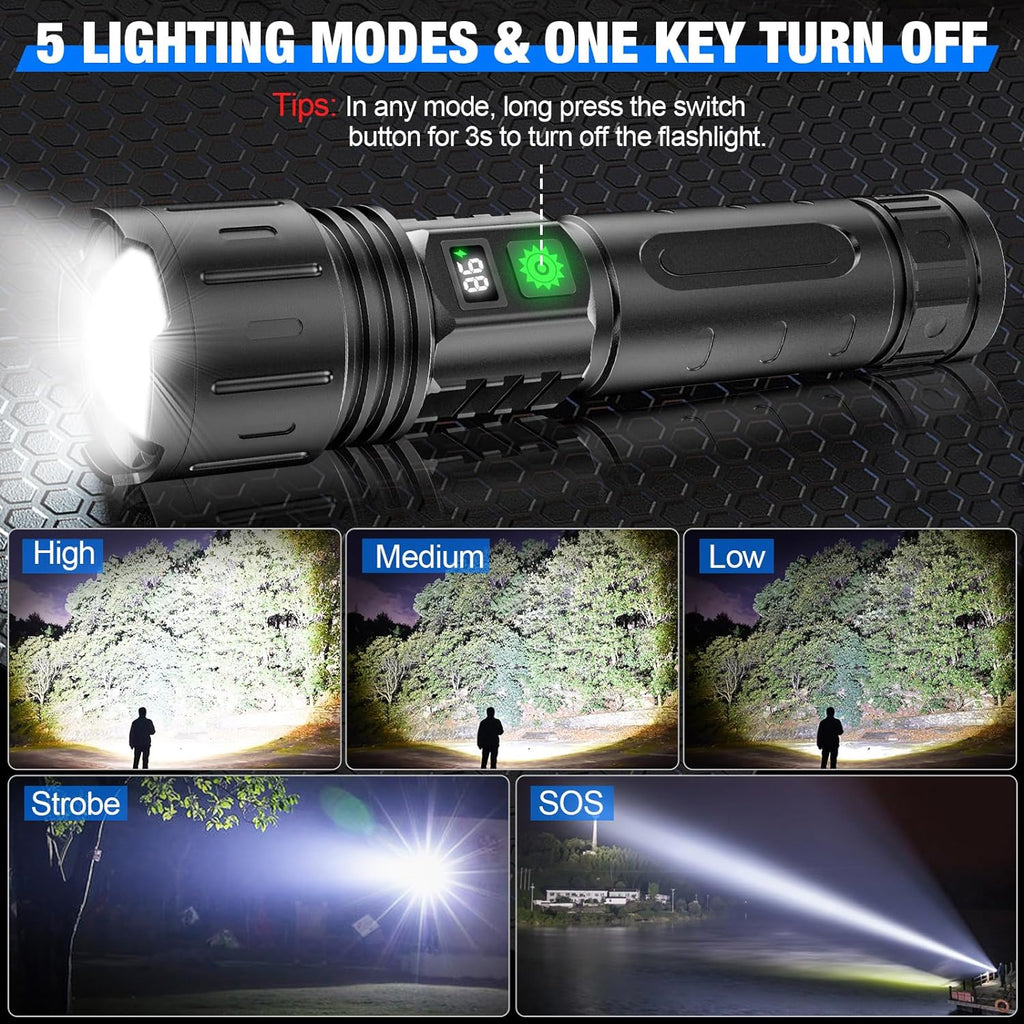 Extreme Brightness Tactical Flashlight - Euroselle