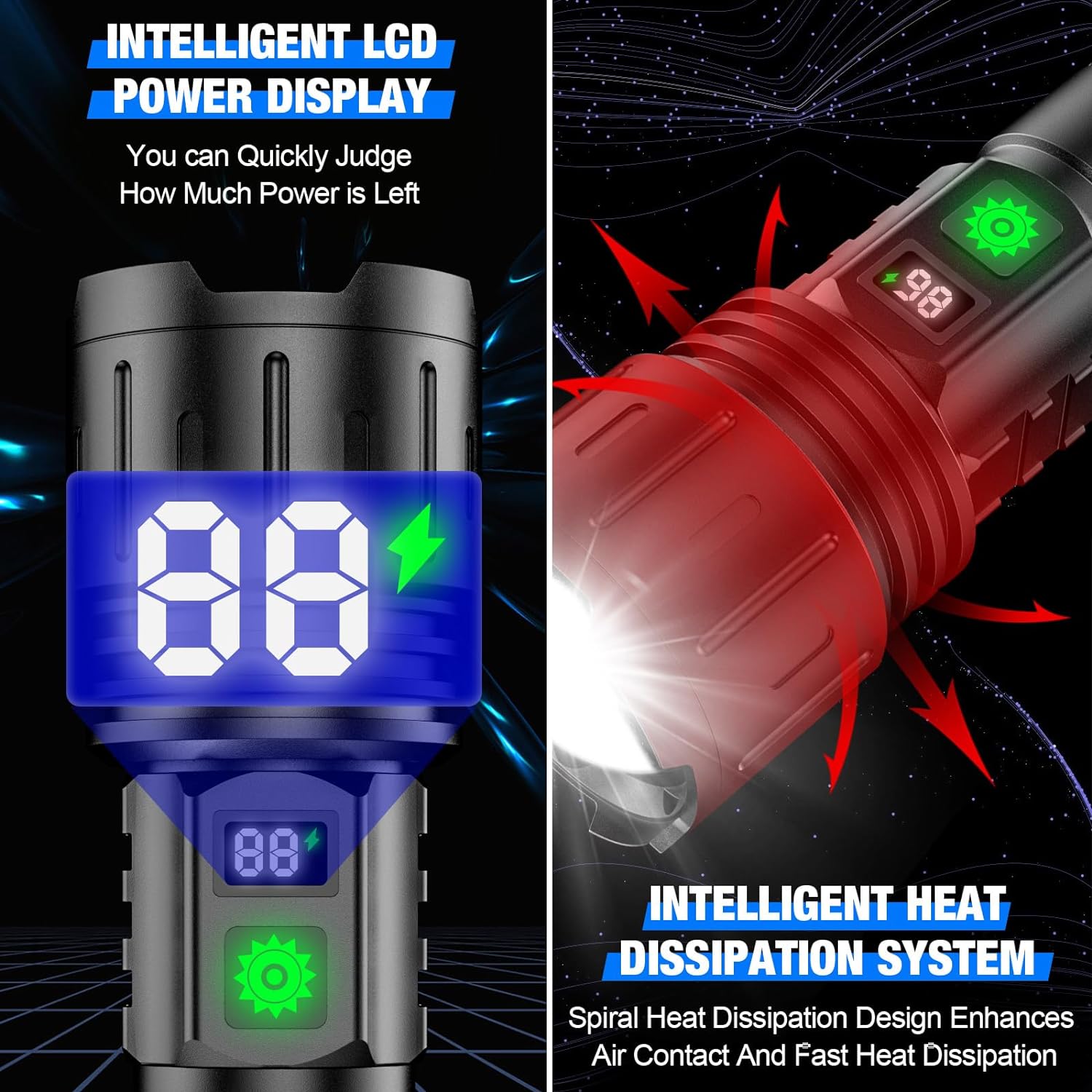Extreme Brightness Tactical Flashlight - Euroselle