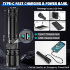 Extreme Brightness Tactical Flashlight - Euroselle