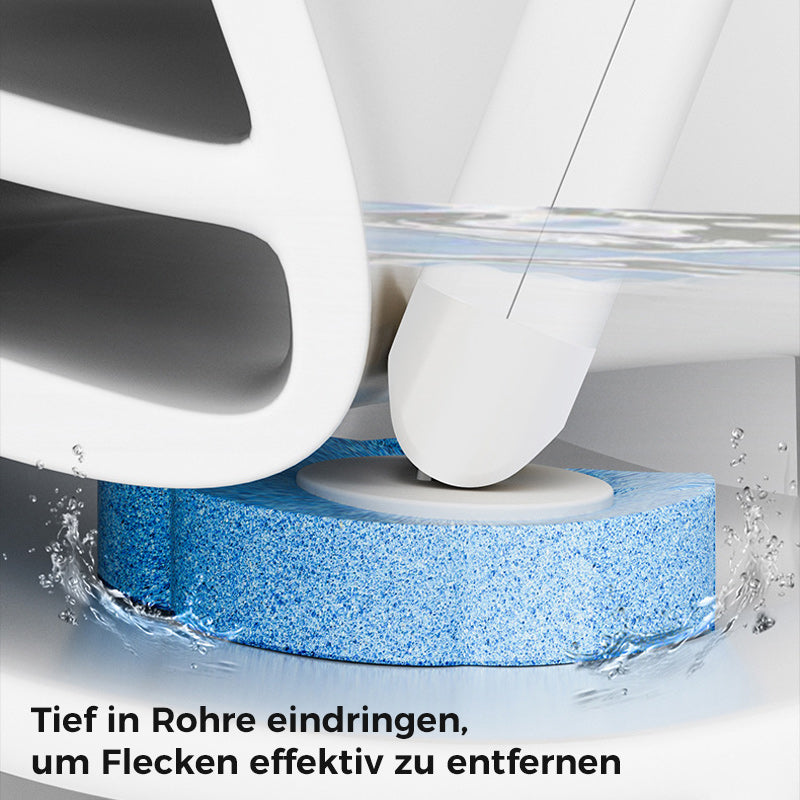 Disposable Toilet Brush — Pre-Filled Antibacterial Sponge Heads