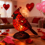 USB Powered Red Bird Night Light - Cozy Ambiance for Home Decor | Euroselle