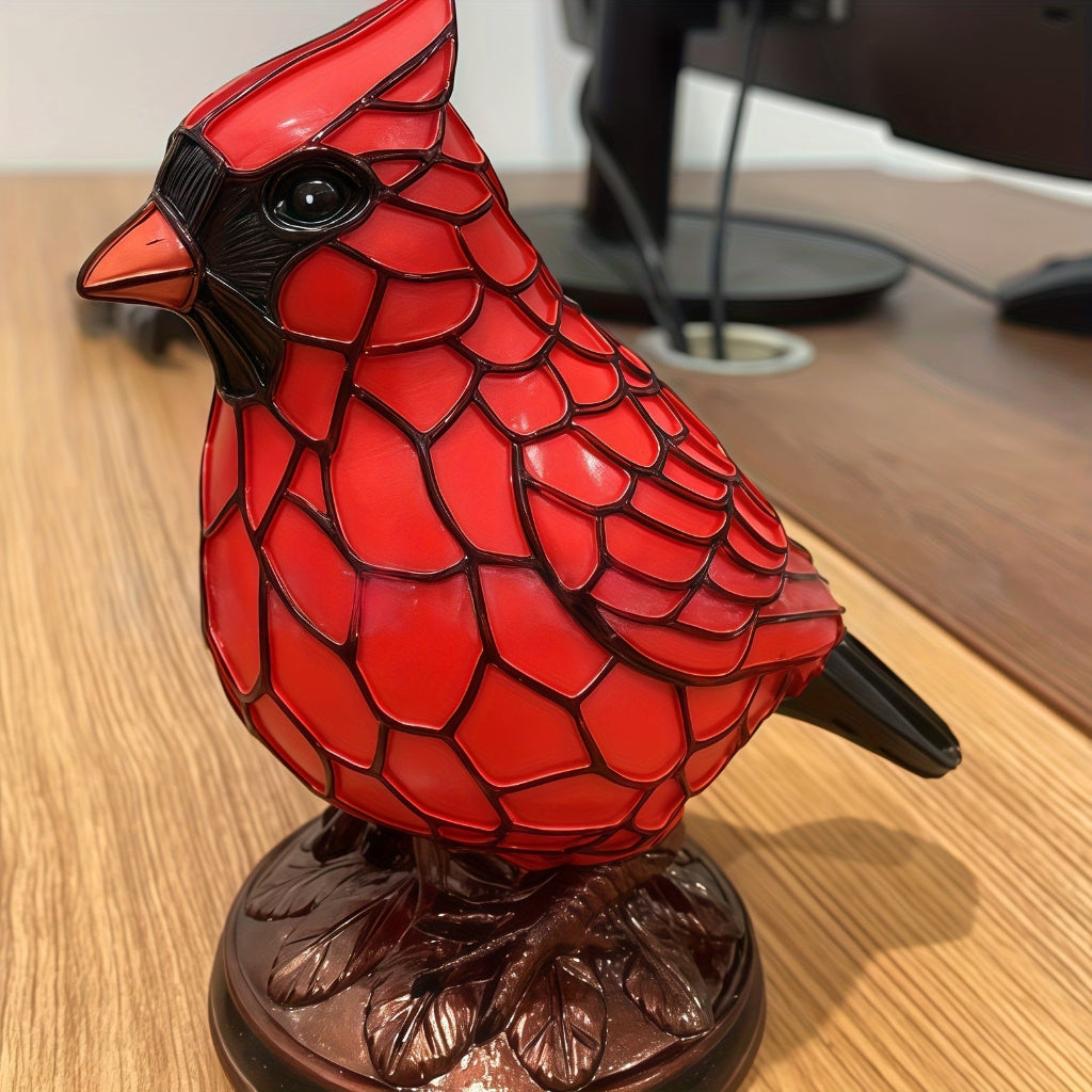 USB Powered Red Bird Night Light - Cozy Ambiance for Home Decor | Euroselle