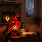 USB Powered Red Bird Night Light - Cozy Ambiance for Home Decor | Euroselle