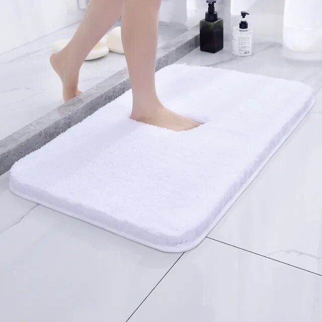 Non-Slip Microfiber Bath Rug Ultra-Soft Touch - Euroselle