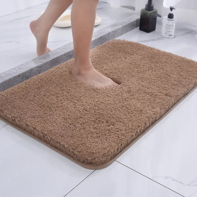 Non-Slip Microfiber Bath Rug Ultra-Soft Touch - Euroselle