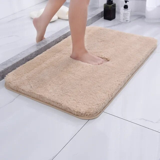 Non-Slip Microfiber Bath Rug Ultra-Soft Touch - Euroselle