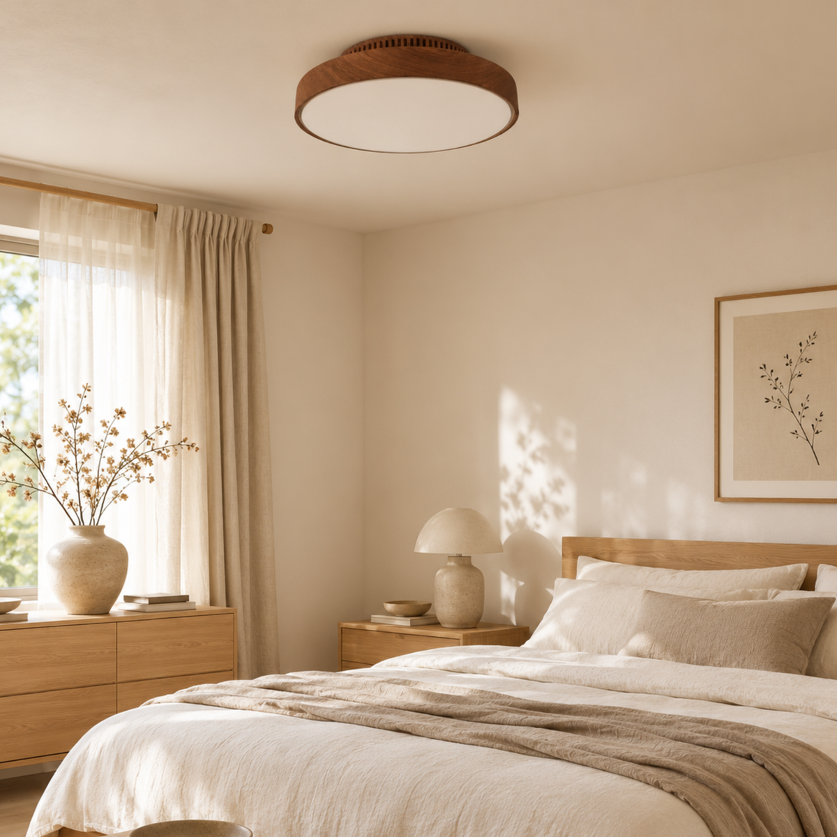 Ventilador de techo LED invisible sin aspas con luz