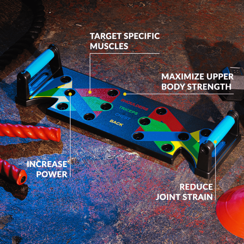 Stație pentru flotări PulseFlex — Design ergonomic, minimizează îndoirea încheieturilor