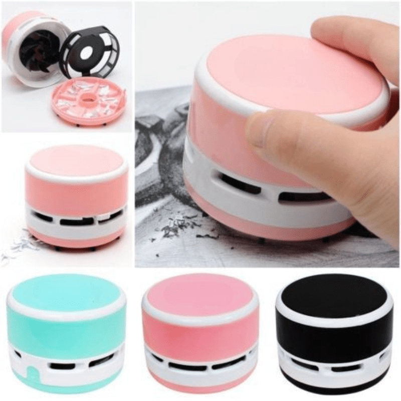 Aspirator portabil mini — design compact, accesoriu cu perie