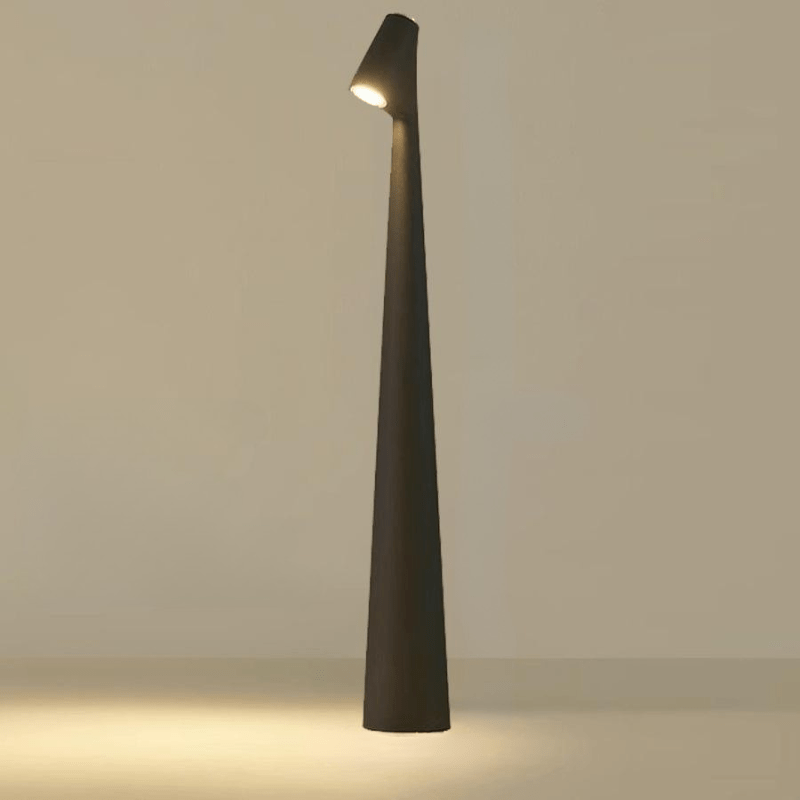 Stylish Rechargeable Metal Table Lamp — Cord-Free LED Warm Light