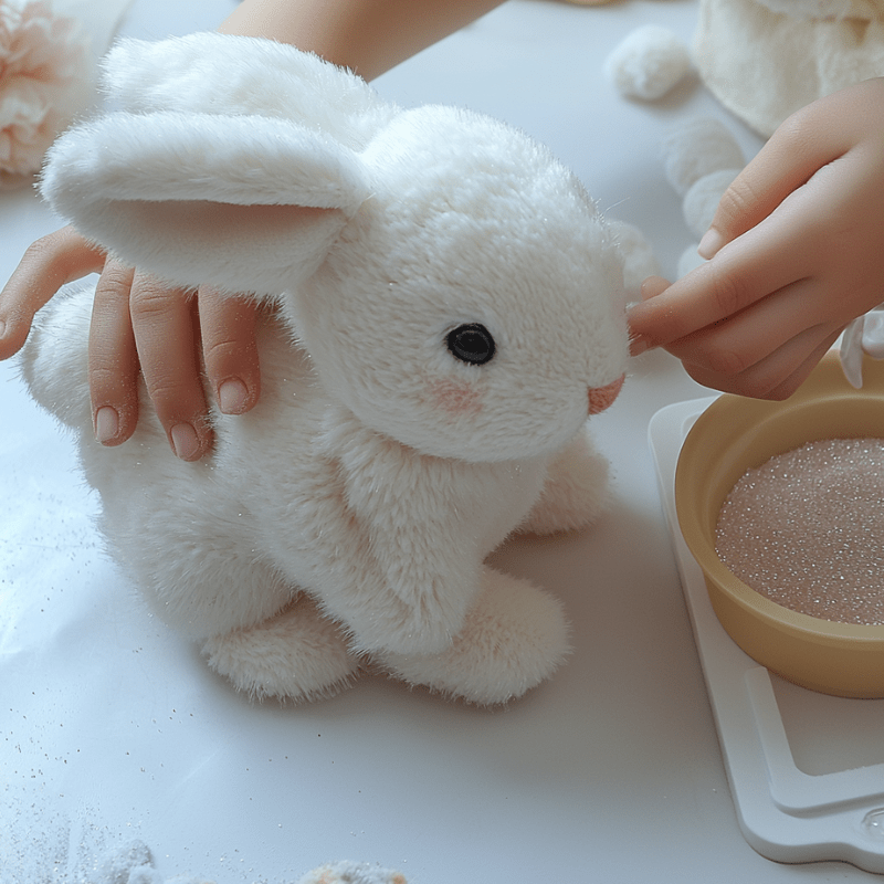 PawBop 互动兔子玩具——自动移动和声音激活