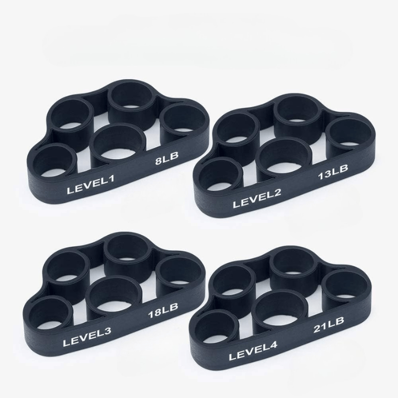 Juego de cuatro fortalecedores manuales FlexGrip