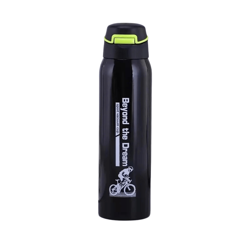 PeakCore 500ml Vacuum Stainless Steel Water Bottle — Double-Walled Insulation, Leak-Proof Lid