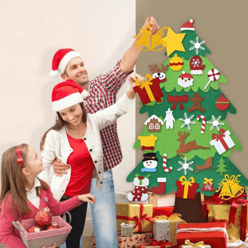 NovaCraft DIY-Weihnachtsbaum-Set - kreatives Design- und Spielaktivitätsset für Kinder