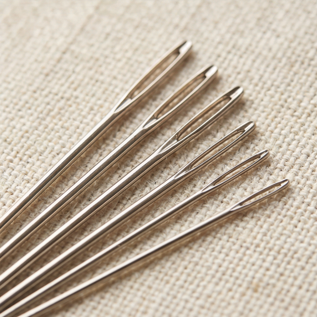 Set de broderie — pagini detașabile din in, 106 tehnici, set de 86 de piese