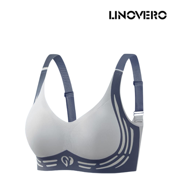 Reggiseno wireless con spalline larghe - sostegno senza ferretto e design a U sulla schiena che modella la figura, per una copertura completa | Thomler