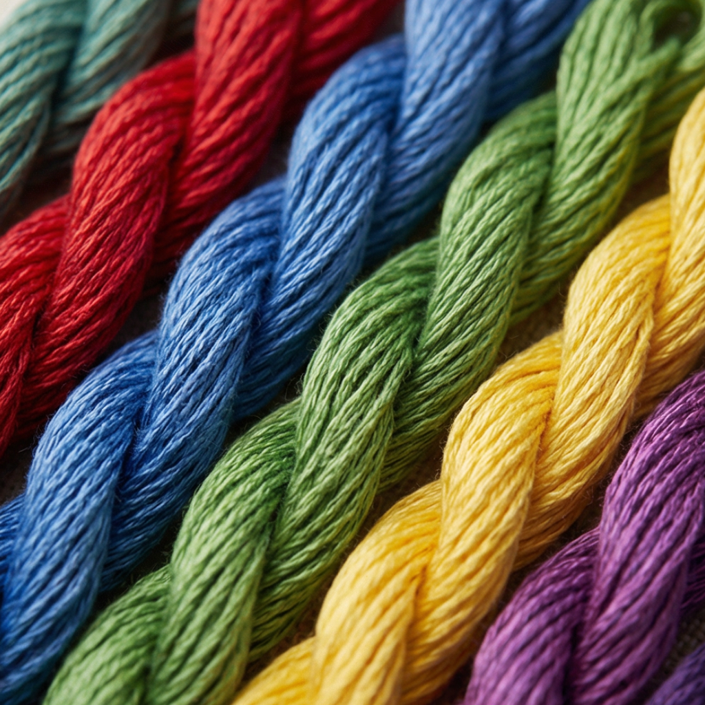 Set de broderie — pagini detașabile din in, 106 tehnici, set de 86 de piese