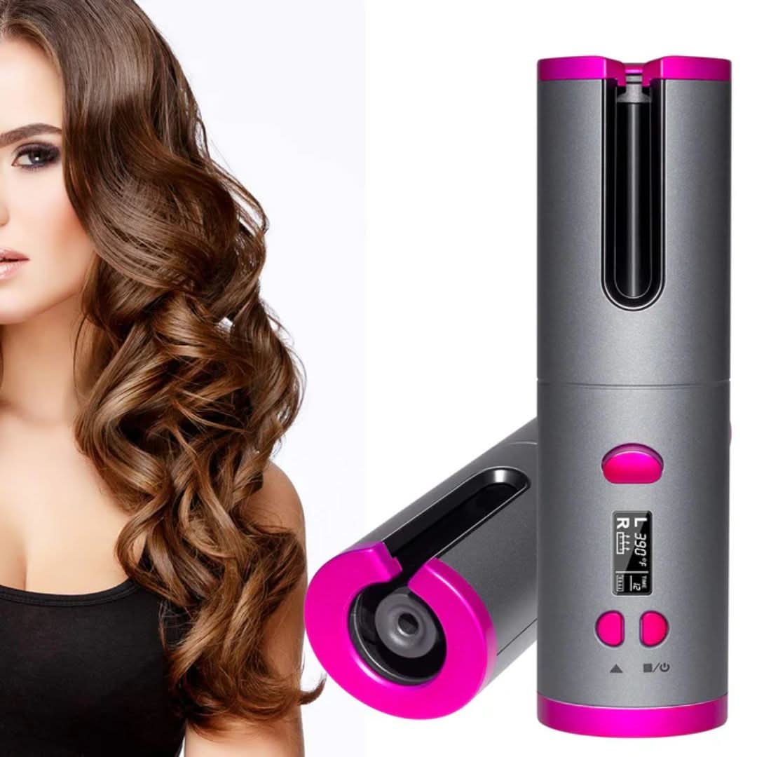 AeroCurl Cordless Auto Curler — Rechargeable, Portable Design