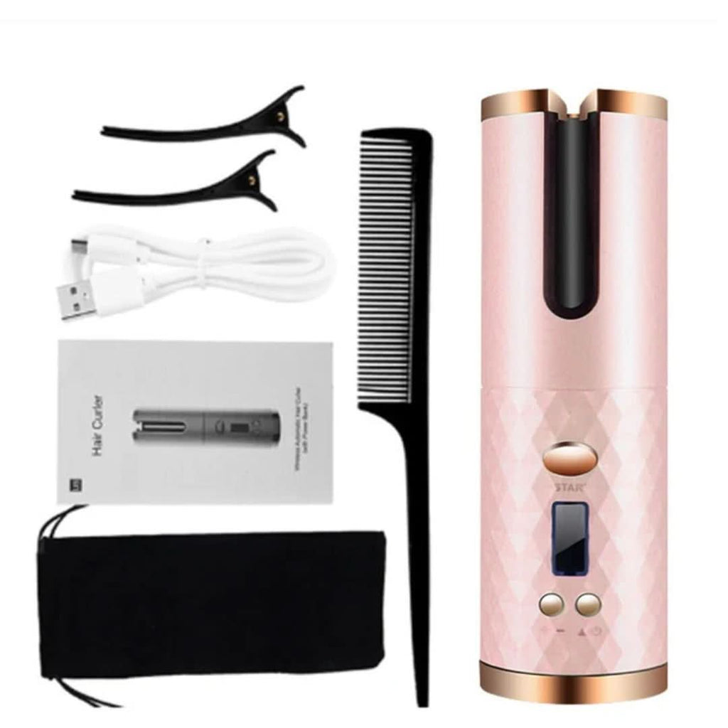 AeroCurl Cordless Auto Curler — Rechargeable, Portable Design