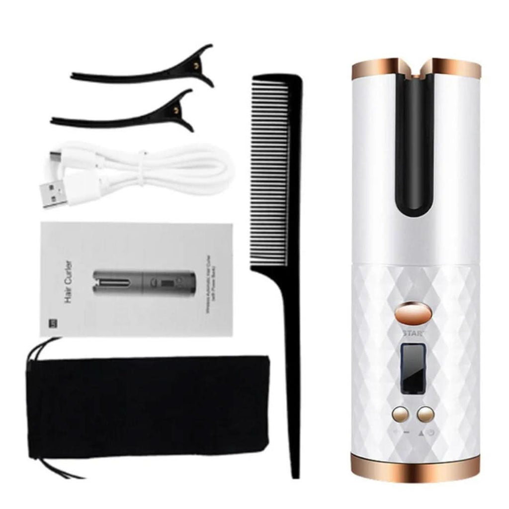 AeroCurl Cordless Auto Curler — Rechargeable, Portable Design
