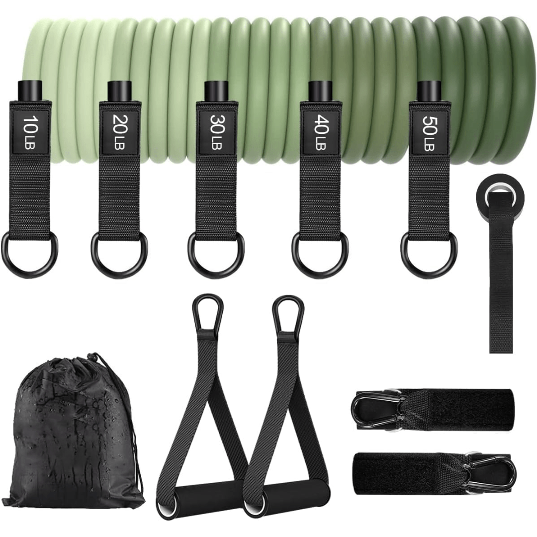 Bandas de resistencia FlexCore — bandas compactas para entrenamiento de fuerza atlética