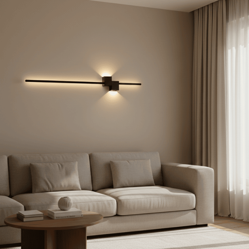 Minimale LED-Wandlampe für stilvolle Atmosphäre - Euroselle