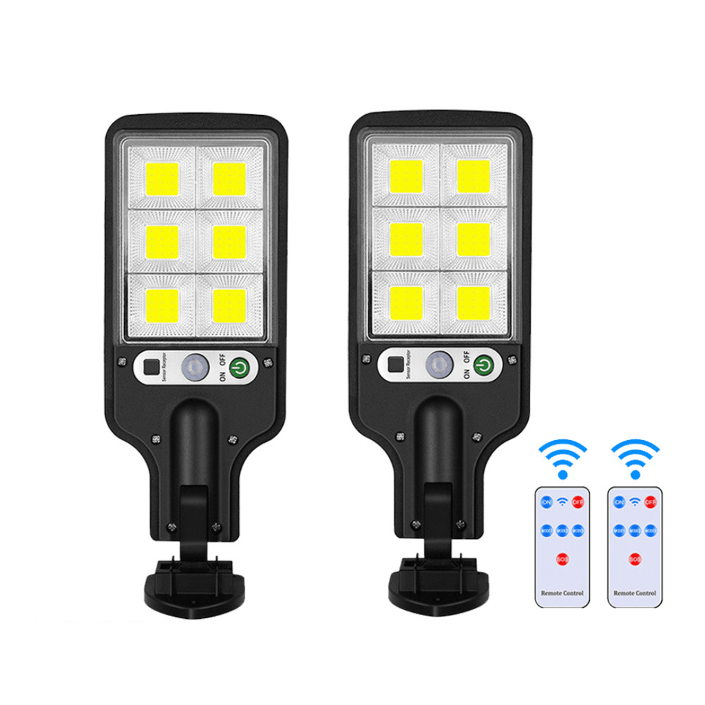 NovaLux 600 solcelledrevet LED-spotlight til utendørs bruk — innebygd bevegelsessensor