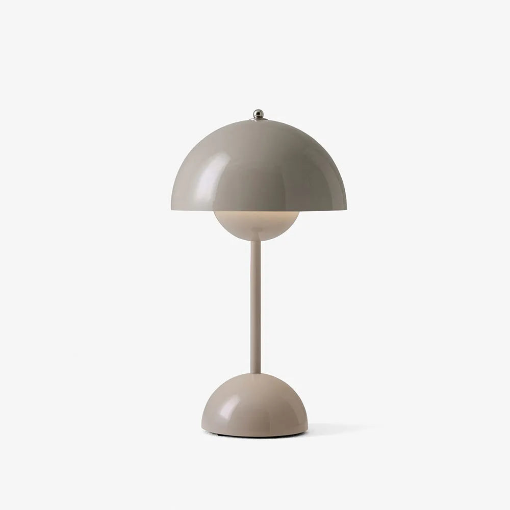 Dobíjecí LED stolní lampa s dotykovým stmíváním, 12hodinová výdrž baterie, bezdrátové stolní světlo, teplá bílá 2700K, do interiéru i exteriéru, IP44, do obývacího pokoje | Thomler