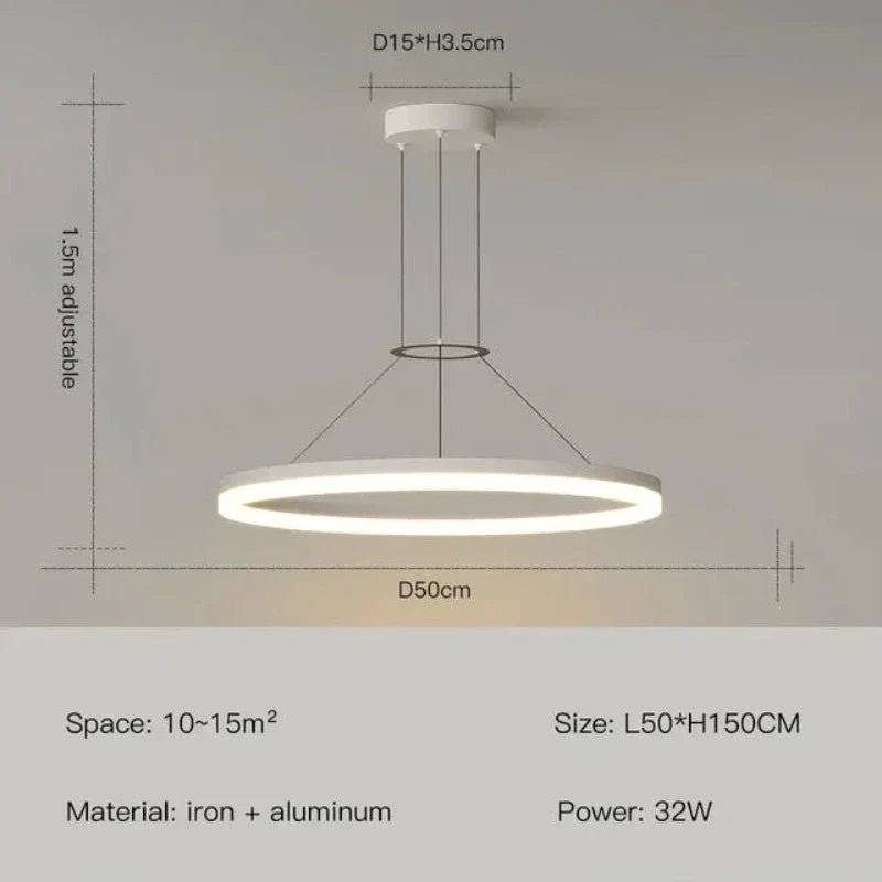 Arlena LED Pendant Light Minimal Modern Style Dining