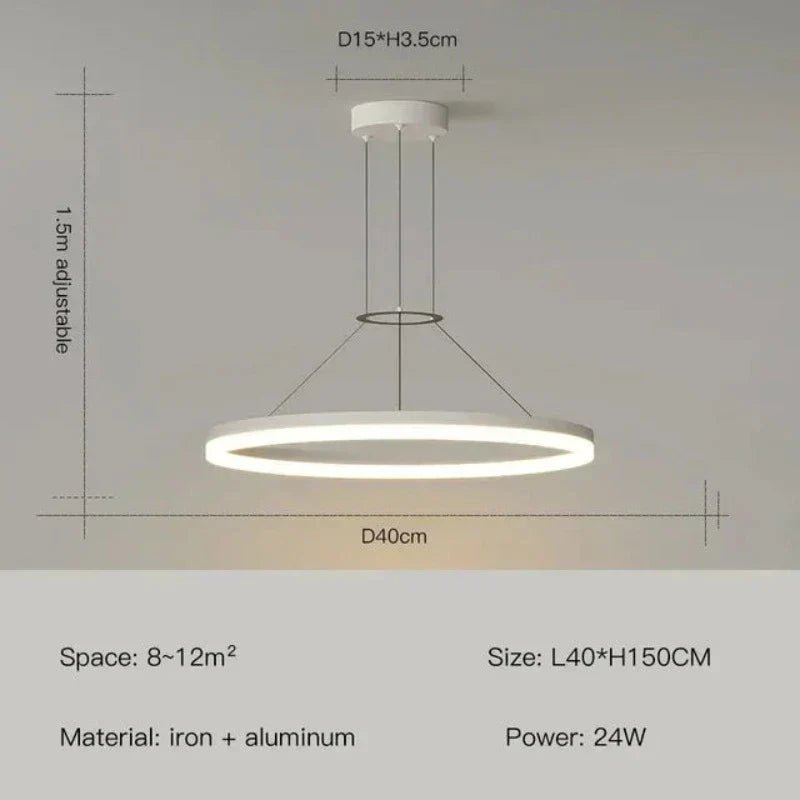 Arlena LED Pendant Light Minimal Modern Style Dining