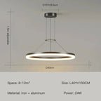 Arlena LED Pendant Light Minimal Modern Style Dining