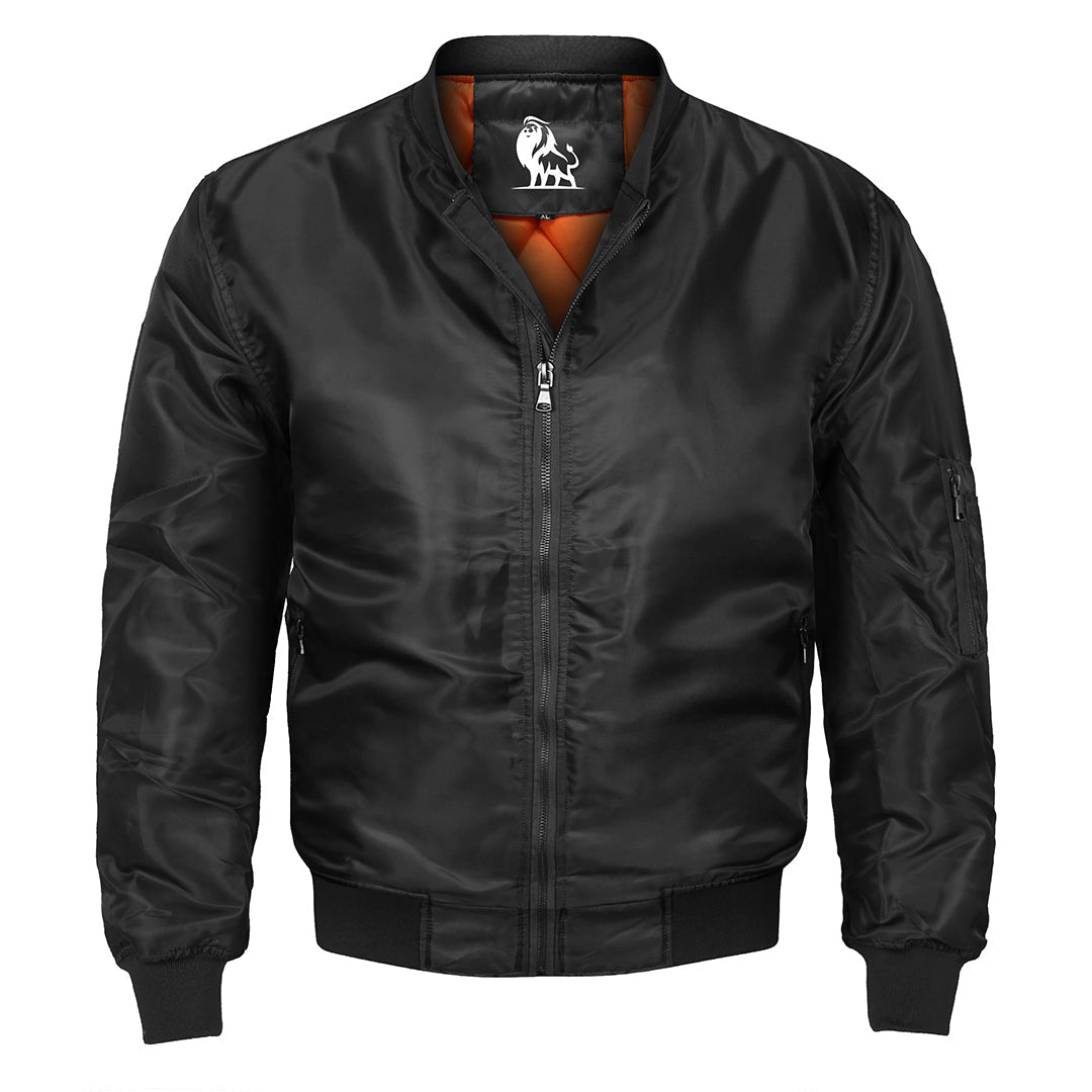 Premium-bomberjacka i polyester - vattenavvisande, slitstark