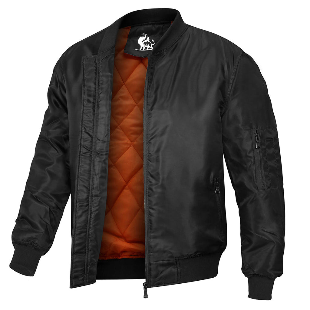 Premium-bomberjacka i polyester - vattenavvisande, slitstark