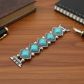 Luma Boho-Chic Smartwatch Band, Turquoise Accent Strap