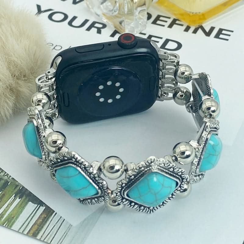 Luma Boho-Chic Smartwatch Band, Turquoise Accent Strap