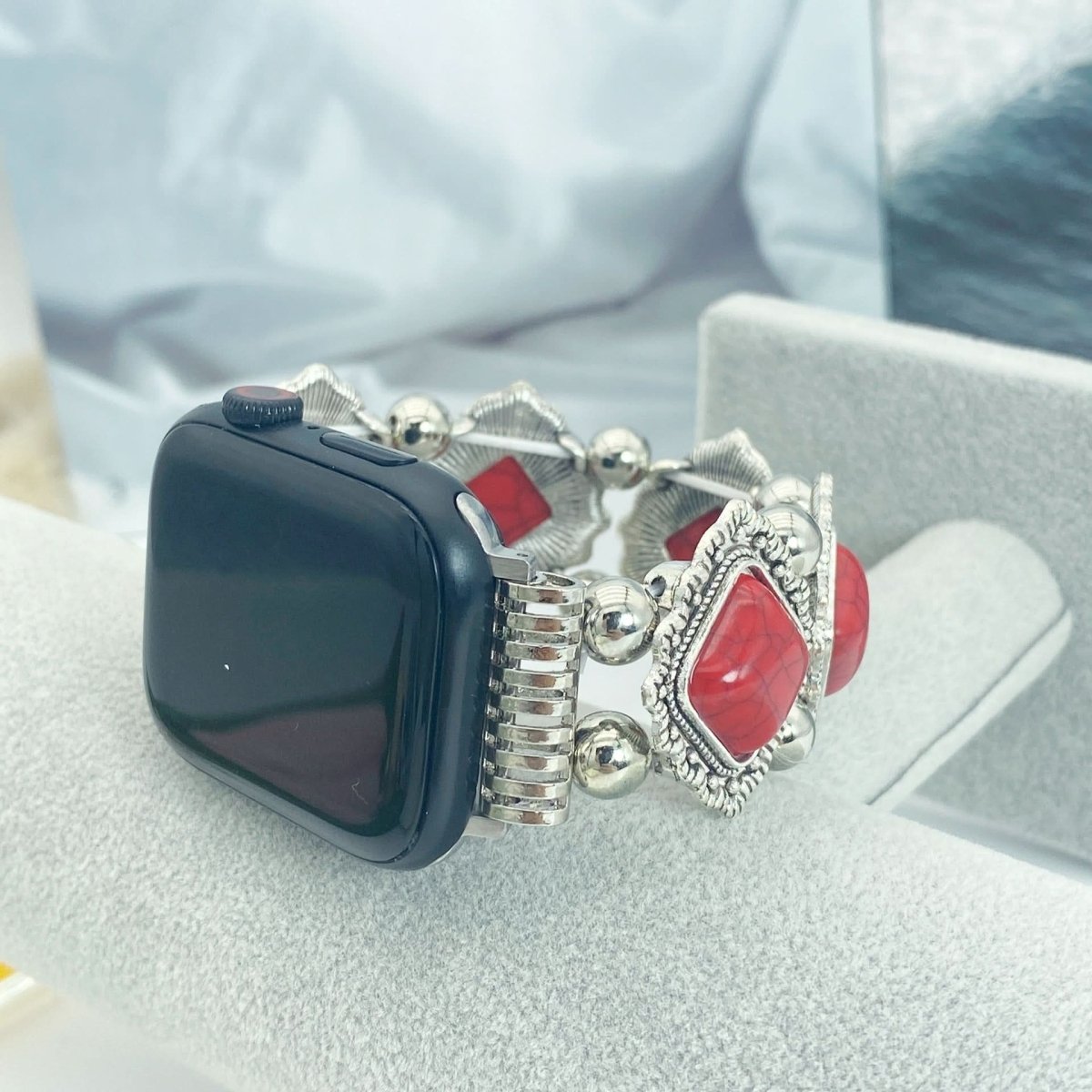 Luma Boho-Chic Smartwatch Band, Turquoise Accent Strap