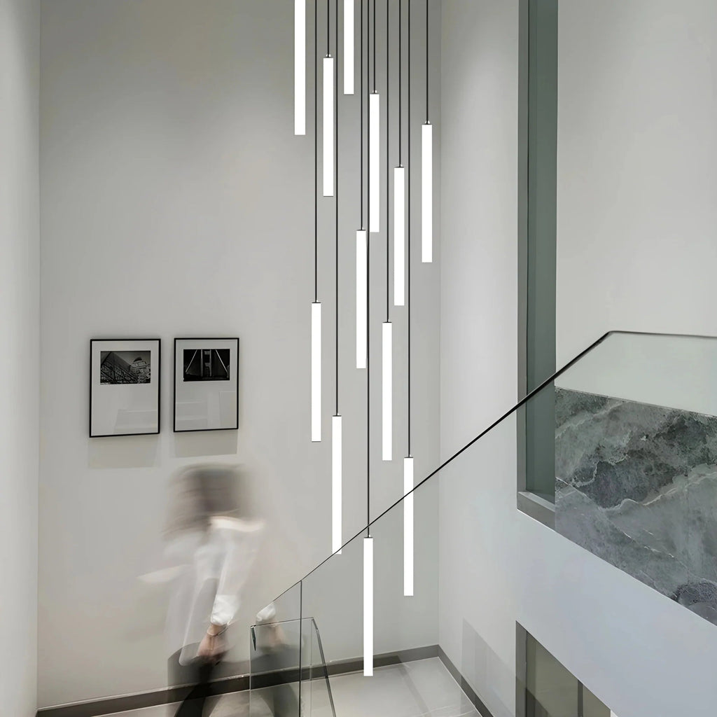 Lysandre Elegant Spiral Pendant Light for Grand Staircases