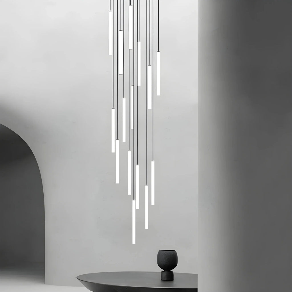 Lysandre Elegant Spiral Pendant Light for Grand Staircases
