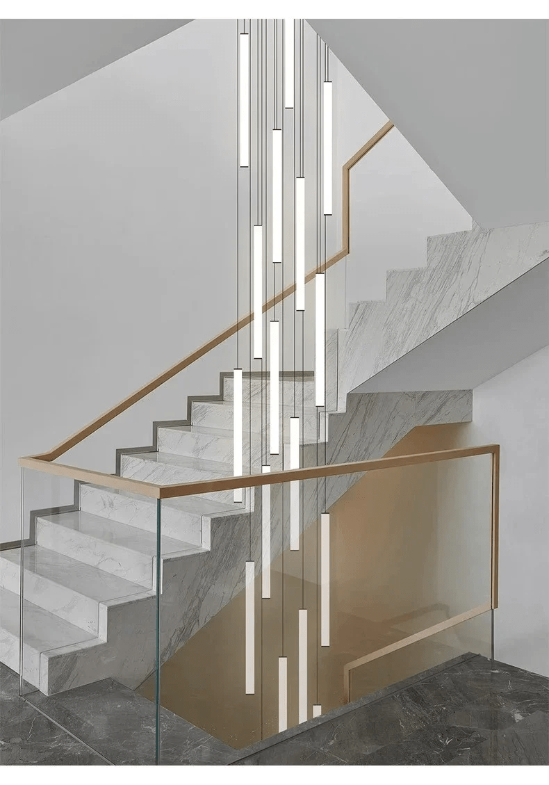 Lysandre Elegant Spiral Pendant Light for Grand Staircases