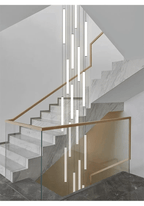 Lysandre Elegant Spiral Pendant Light for Grand Staircases