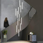 Lysandre Elegant Spiral Pendant Light for Grand Staircases