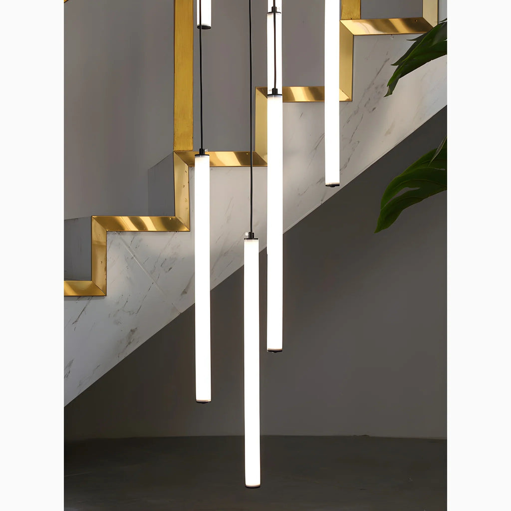 Lysandre Elegant Spiral Pendant Light for Grand Staircases