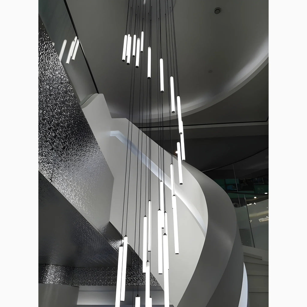 Lysandre Elegant Spiral Pendant Light for Grand Staircases